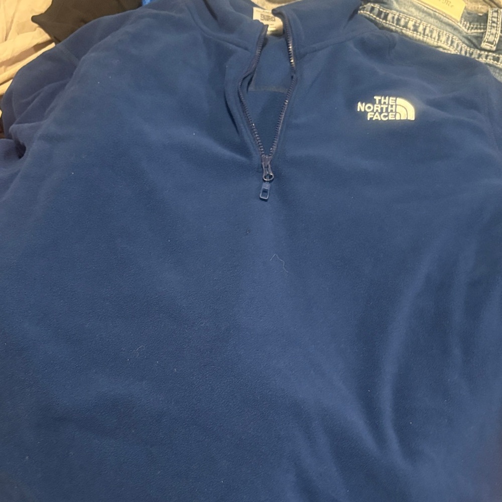 The North Face Royal Blue Quarter-Zip Pullover